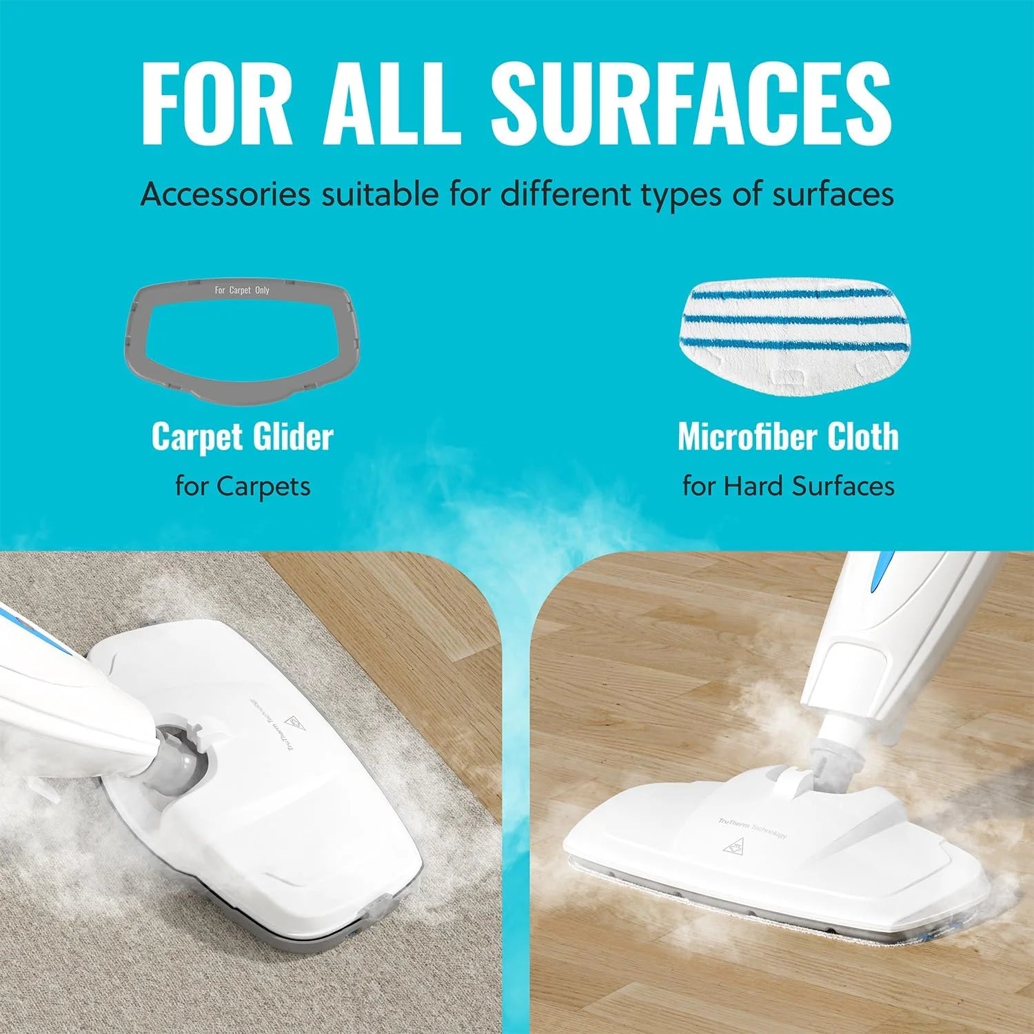Hard Wood Floor Cleaner Steam Mop