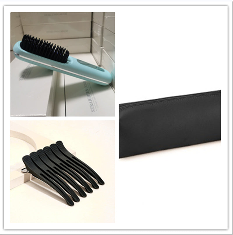 Wireless Hair Straightener and Straightening Comb